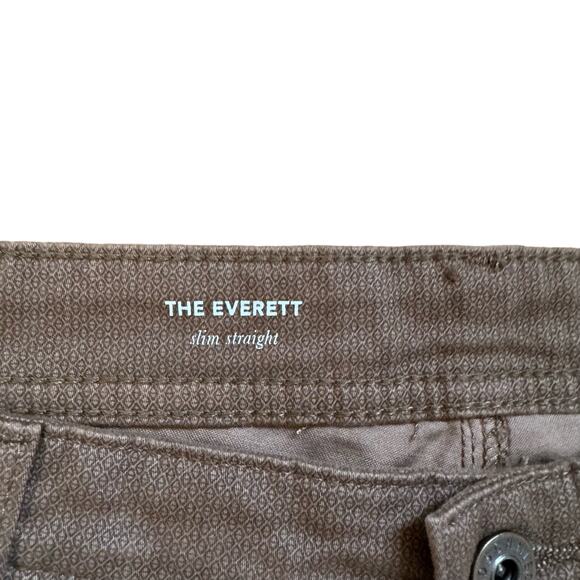 AG Adriano Goldschmied The Everett Slim Straight Men’s Pants Size 38x32 Brown - Picture 2 of 8